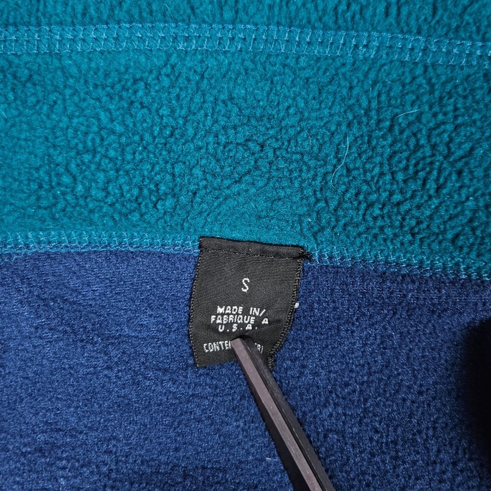 Vintage Patagonia (Men's Small) Blue Fleece Vest Full Zip PEF Synchilla USA Made - Picture 4 of 9